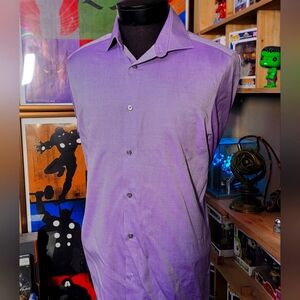 Calvin Klein purple dress shirt
